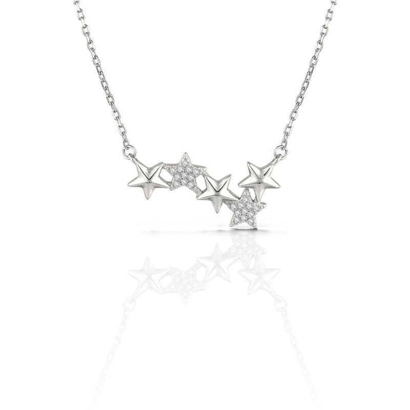 Celestial Star Necklace For Women   925 Silver Jewelry