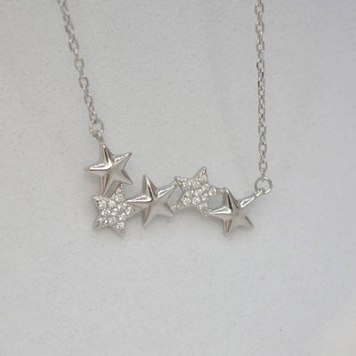 Celestial Star Necklace For Women   925 Silver Jewelry