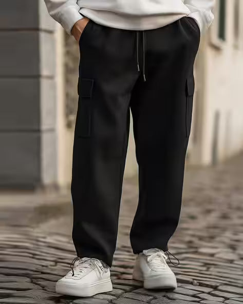 Men Oversized Cargo Joggers