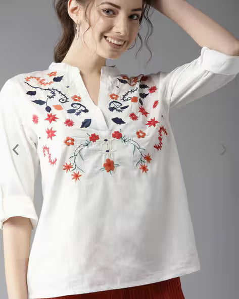 Women Embroidery Top