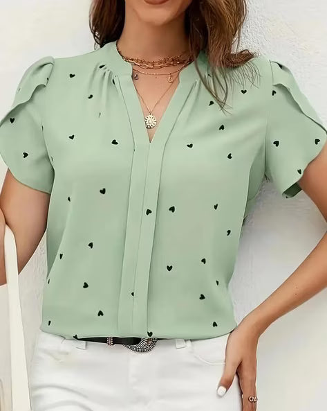 Women Printed Regular Fit Top