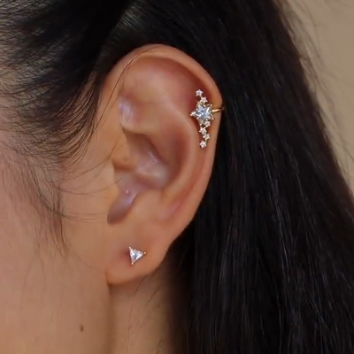 Starry Night Ear Cuffs